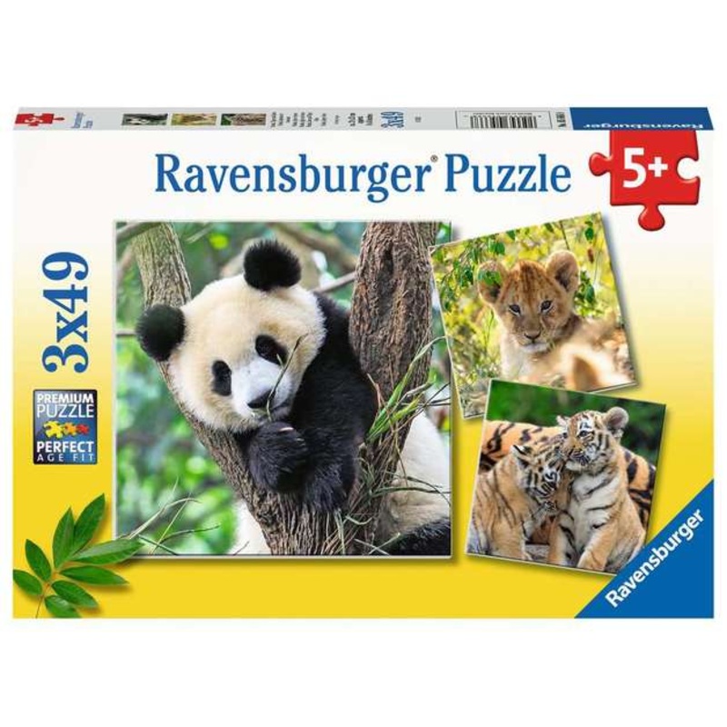 RB Panda, Lion and Tiger 3x49pc