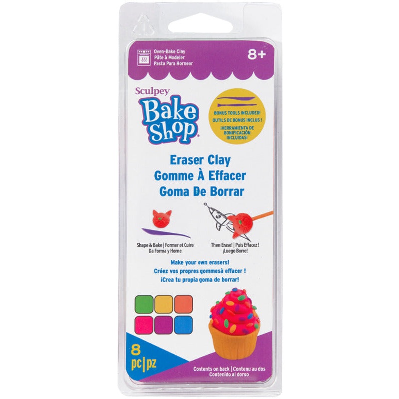 Sculpey Bake Shop Eraser Clay Set 6