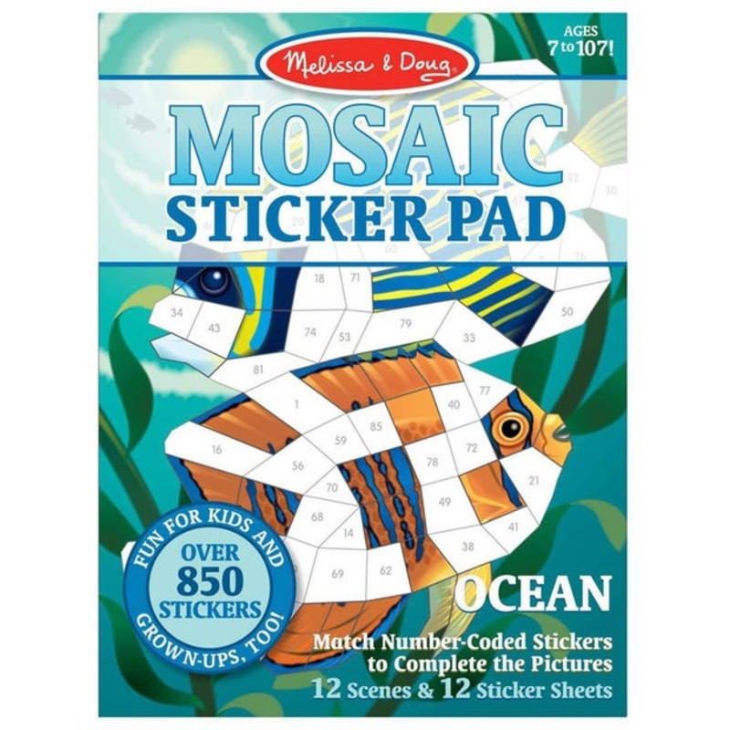 MD Mosiac Sticker Pad Ocean