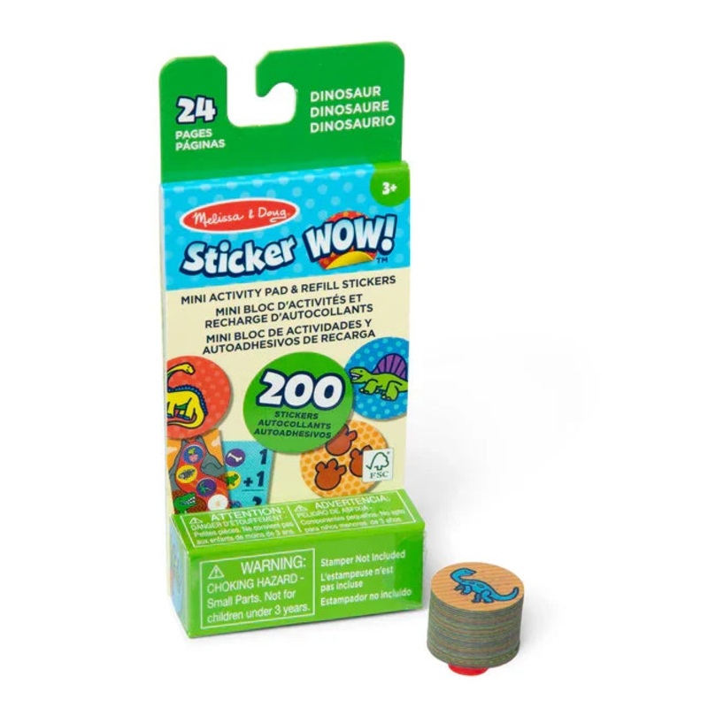 MD Sticker Wow! Refill Dinosaurs