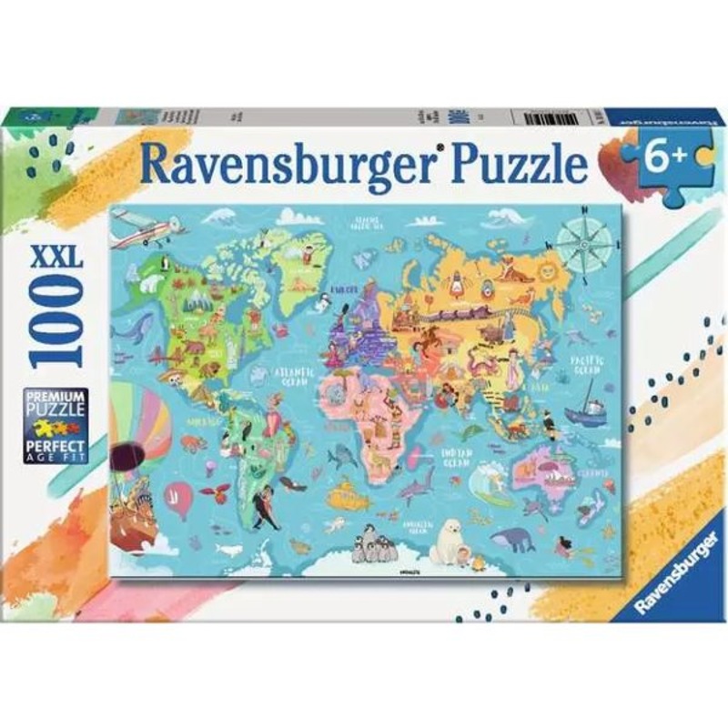 RB Map of World 100pc