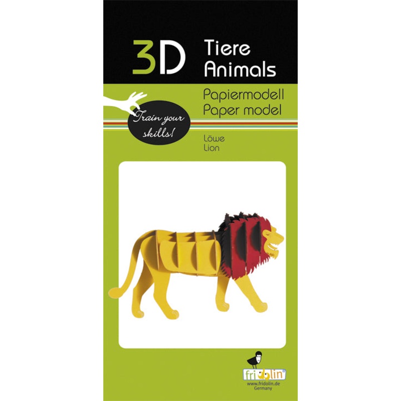 3D Paper Lion