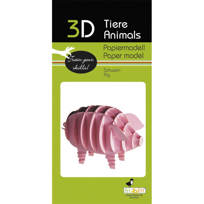 3D Paper Pig