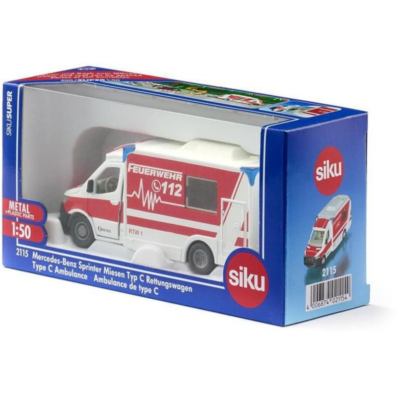 Siku 1:50 Mercedes Sprinter Miesen 2115