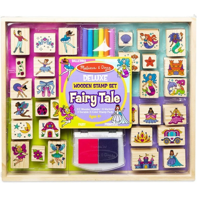 MD Deluxe Wooden Stamp Fairy Set