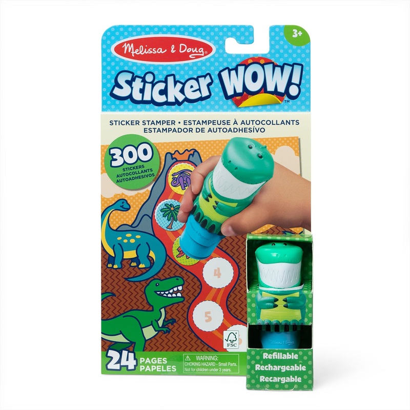 MD Sticker Wow! Dinosaur Pad