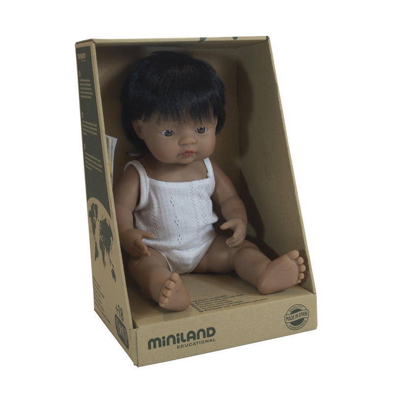 Miniland Doll Hispanic Boy 38cm