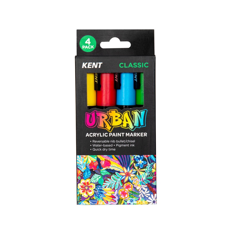Paint Marker 6mm Nib Classic 4pk