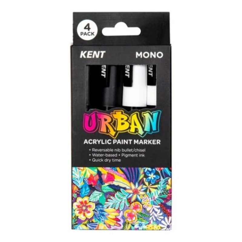 Paint Marker 6mm Nib Mono 4pk