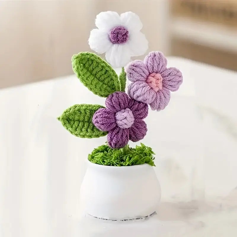 TT Purple Flower Pot