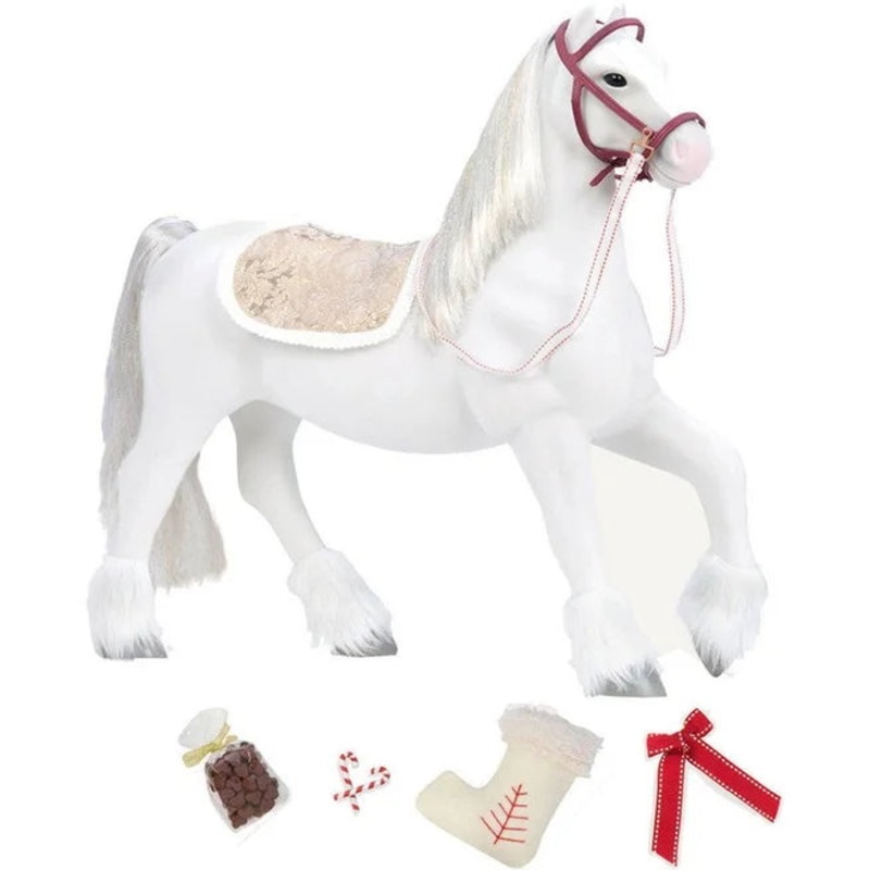 OG Clydesdale Holiday Horse 20"