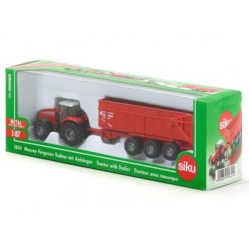 Siku Massey Ferguson 8480 with Trailer 1:87 1844