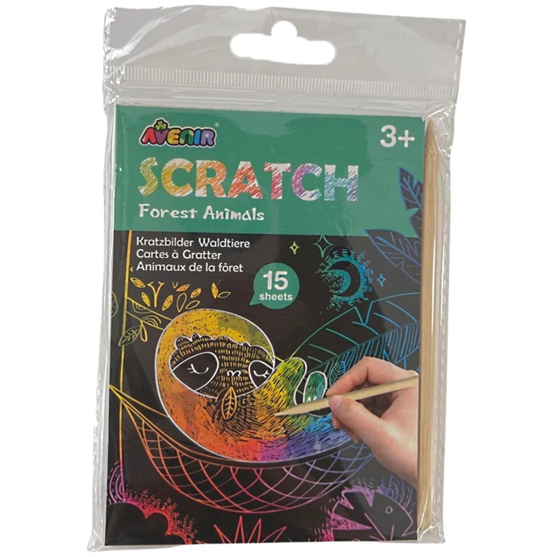 Mini Scratch Forest Animals