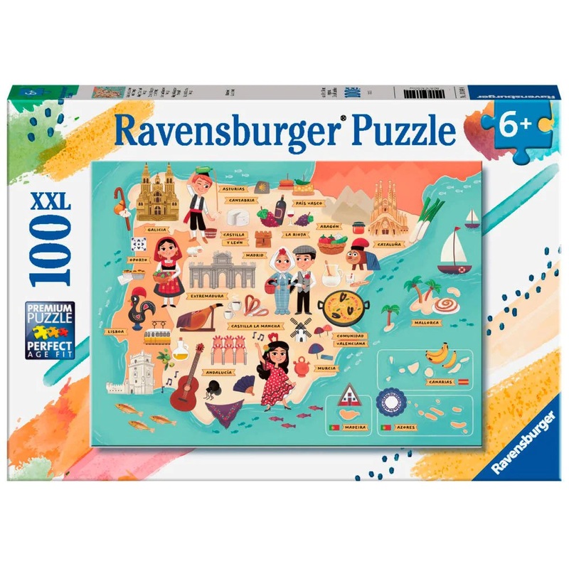 RB Map of Spain and Portugal 100pc