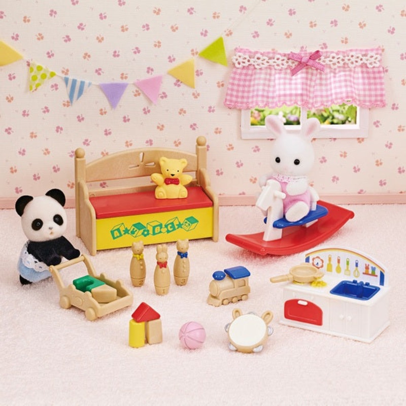 SF Babys Toy Box Rabbit & Panda