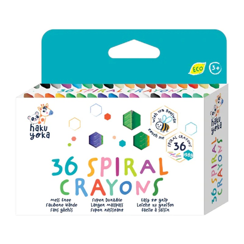 Haku Yoka 36 Spiral Crayons