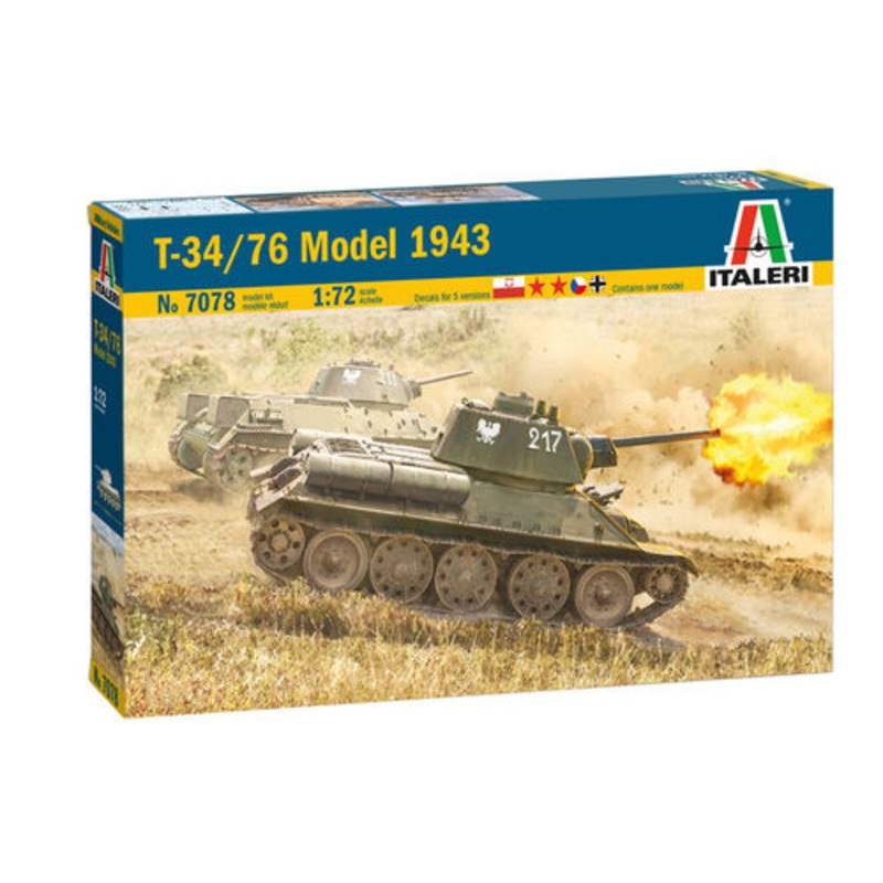 Italeri T-34/76 Russian Tank 1/72
