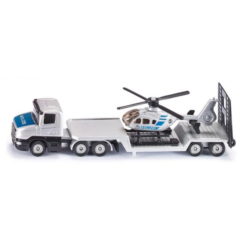 Siku Scania Low Loader with Helicopter 1610