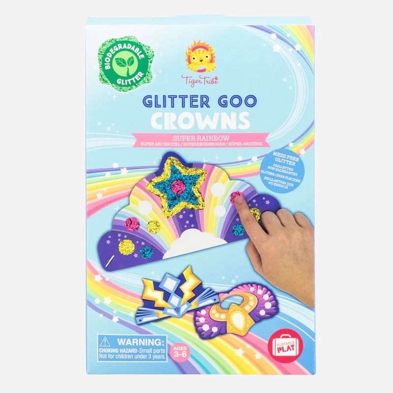 TT Glitter Goo Crowns Super Rainbow
