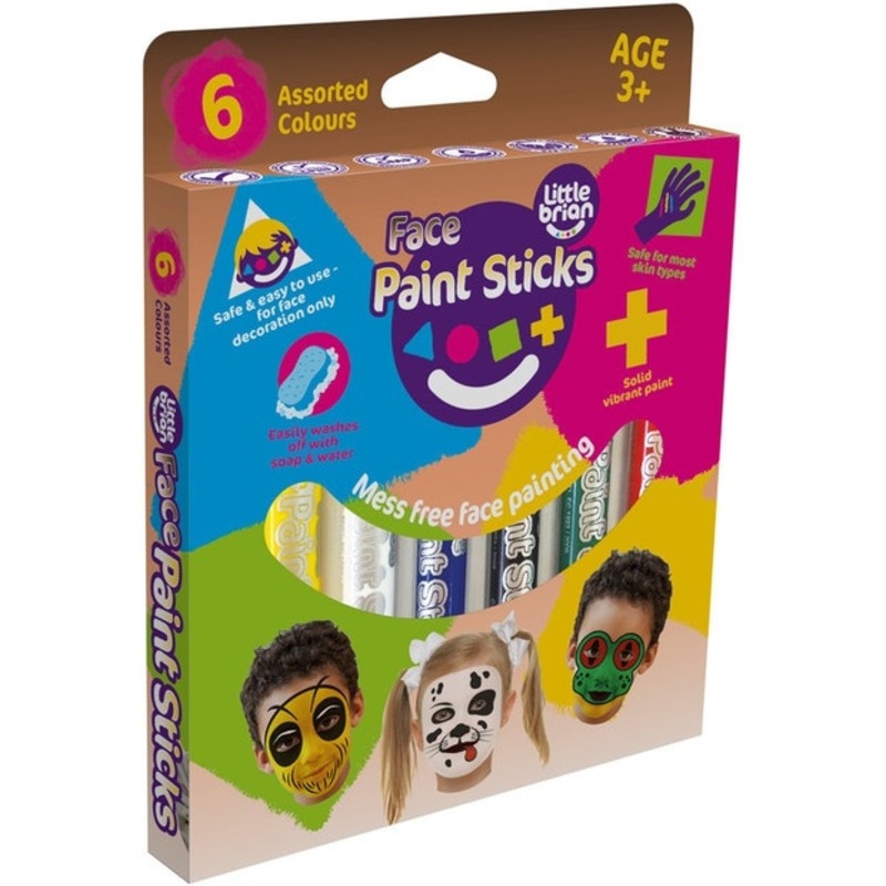 Face Paint Sticks Classic 6