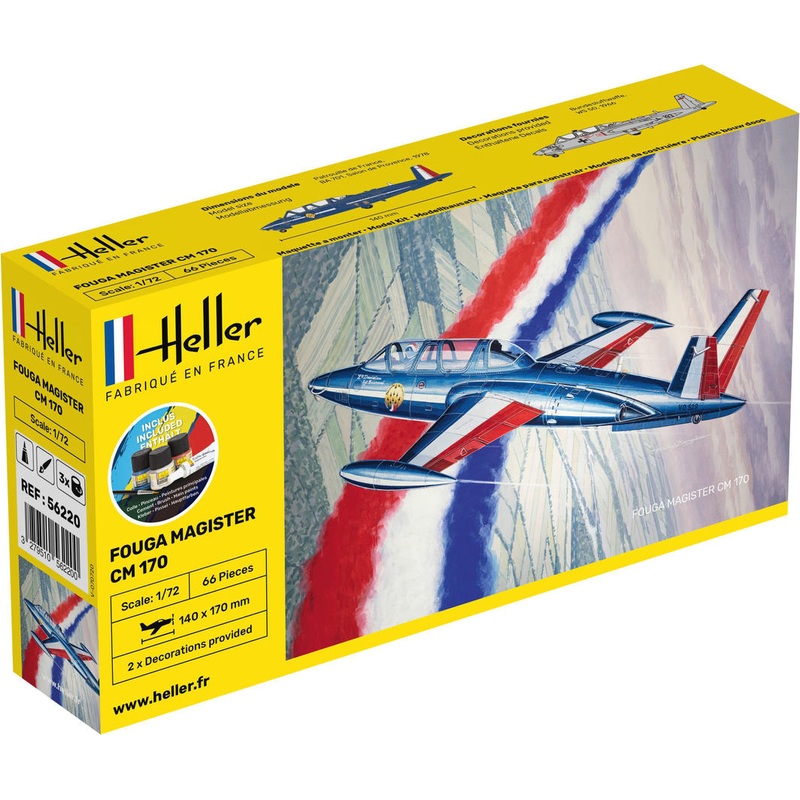 Heller 1:72 Starter Fouga Magister 1/72