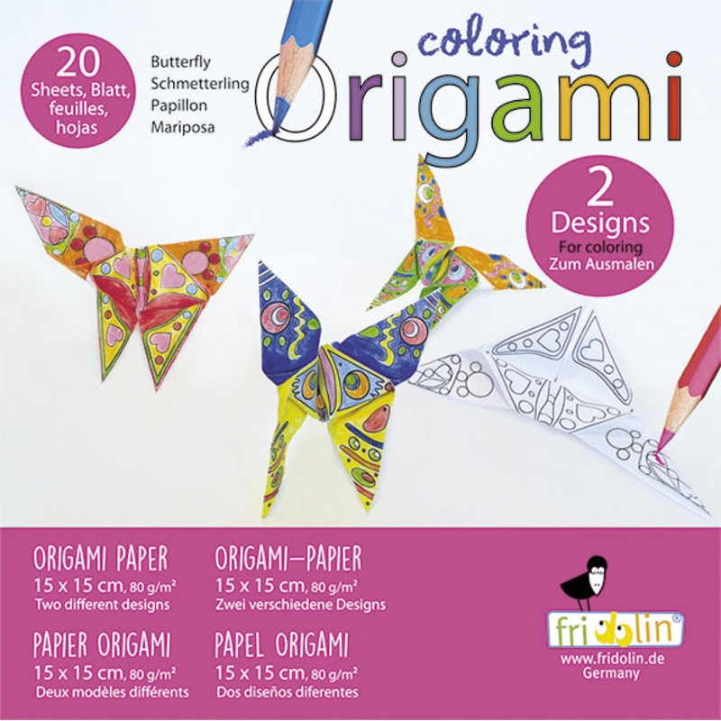 Origami Butterflies 20 Sheets