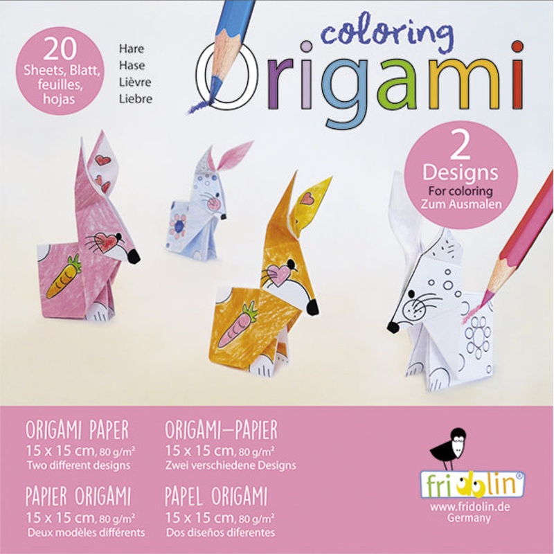 Origami Hares 20 Sheets