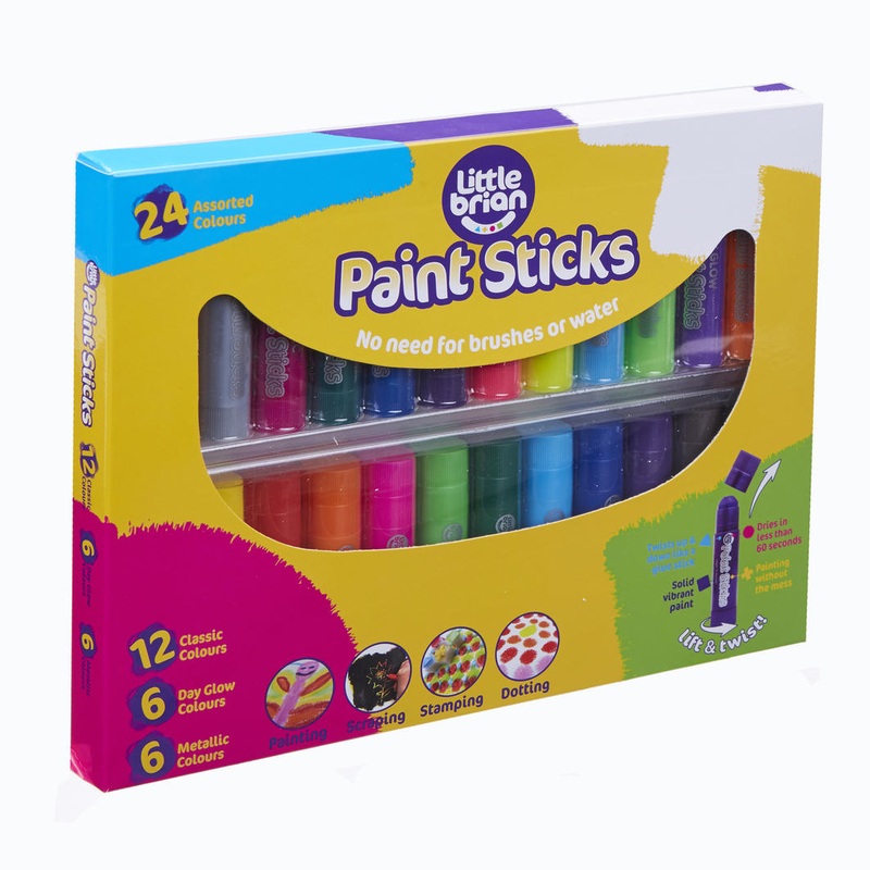 Paint Sticks Mixed 24 Pk