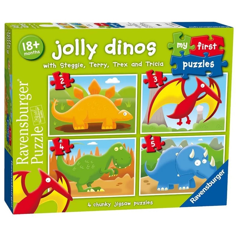 RB Jolly Dinos First Puzzle 234 5pc