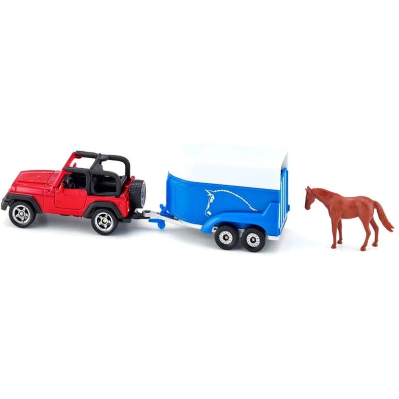 Siku Jeep with Horse Trailer 1651