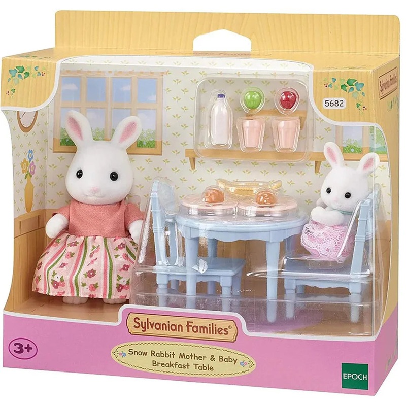 SF Snow Rabbit Mother & Baby Breakfast Table