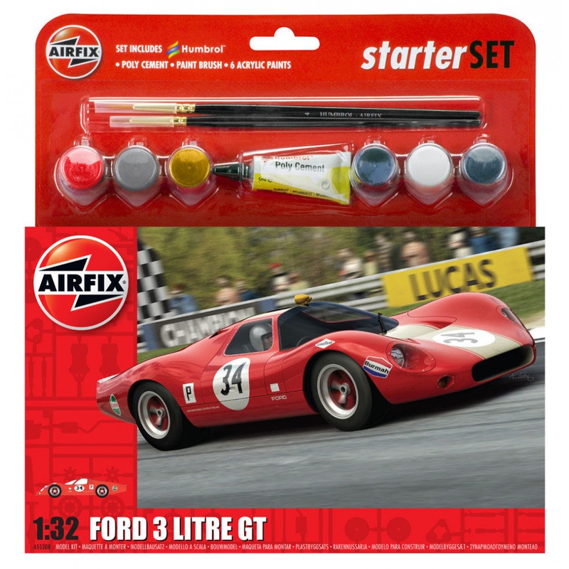 AFX Large Starter Ford GT Star 1/32