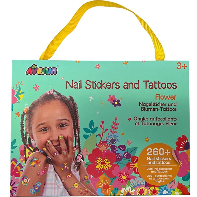 Nail Stick & Tattoo Flowers