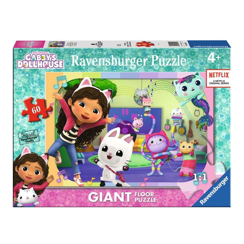 RB Gabbys Dollhouse Giant Floor Puzzle 60pc