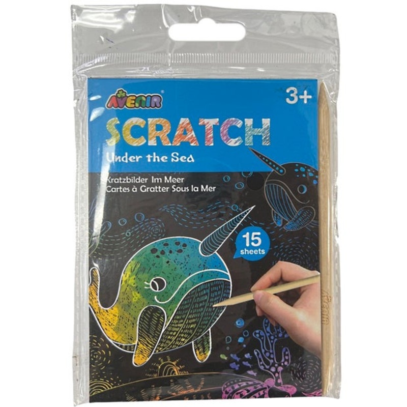 Mini Scratch Book Under Sea