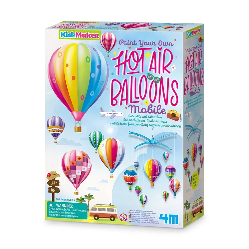 Paint Your Own Hot Air Balloons Mobile