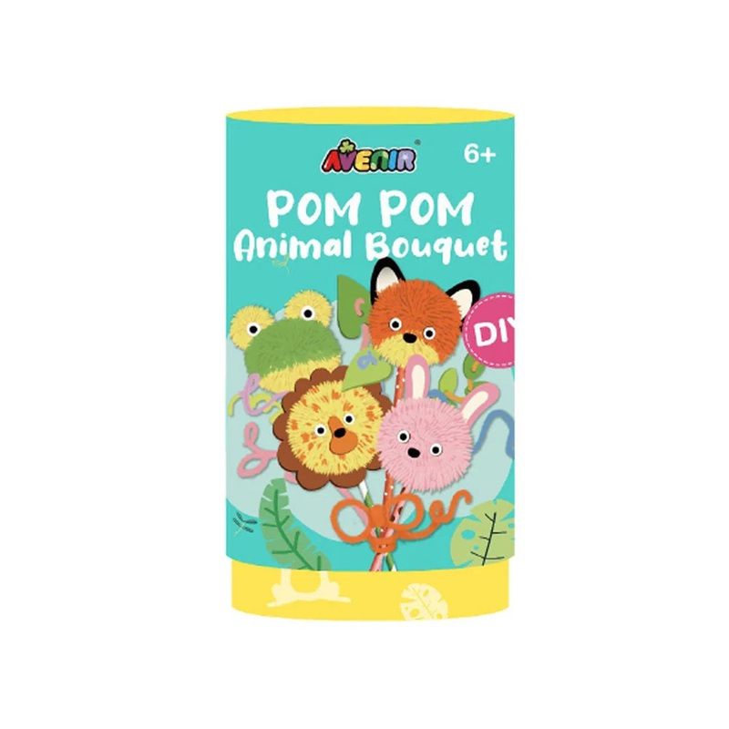 Avenir Pom Pom Animal Bouquet