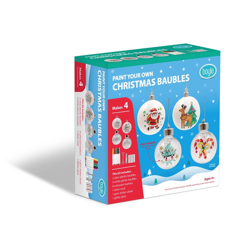Boyle Christmas Baubles Paint Kit