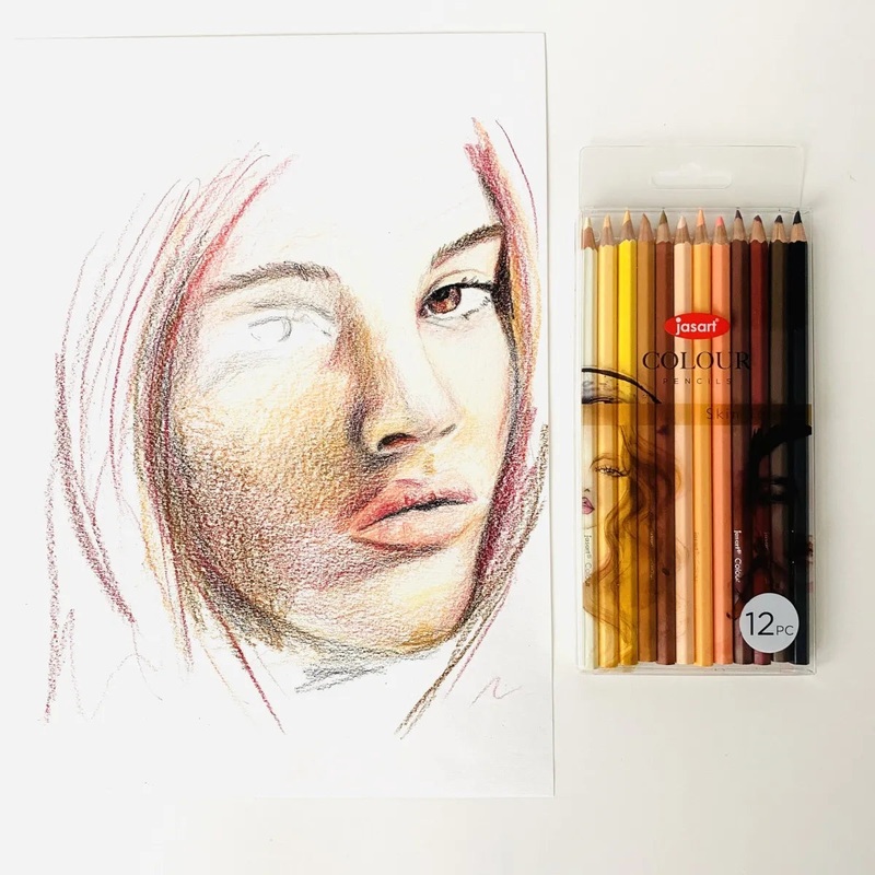 Jasart Studio Pencil Set Skin Tones