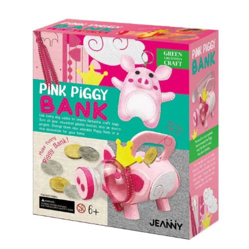 Jeanny Craft Pink Piggy Bank