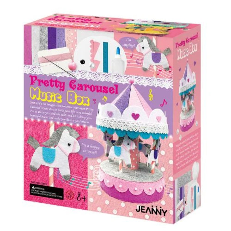 Jeanny Craft Pretty Carousel Music Box