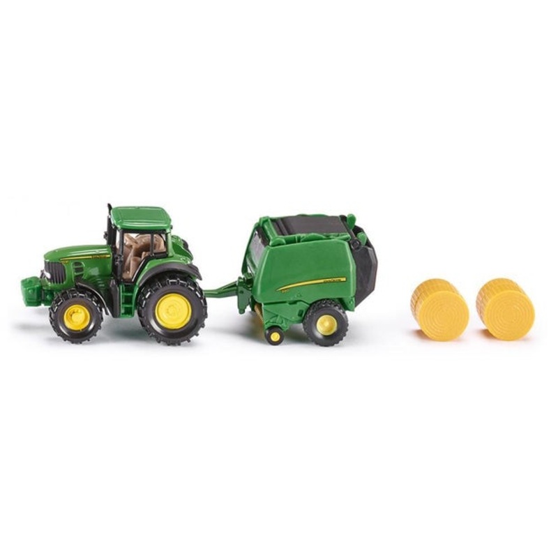 Siku JD 7530 Tractor with Bailer 1665