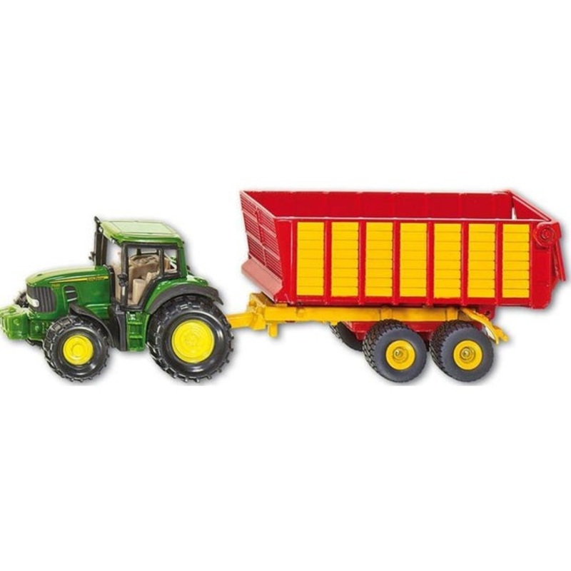 Siku JD 7530 Tractor with Silage Trailer 1650