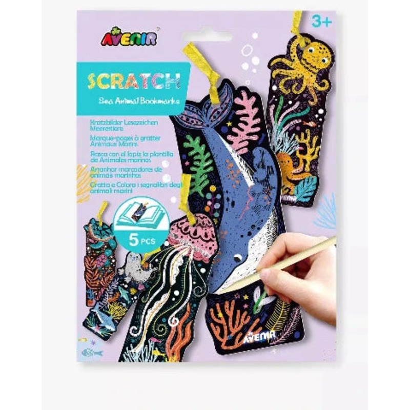 Scratch Sea Animal Bookmarks