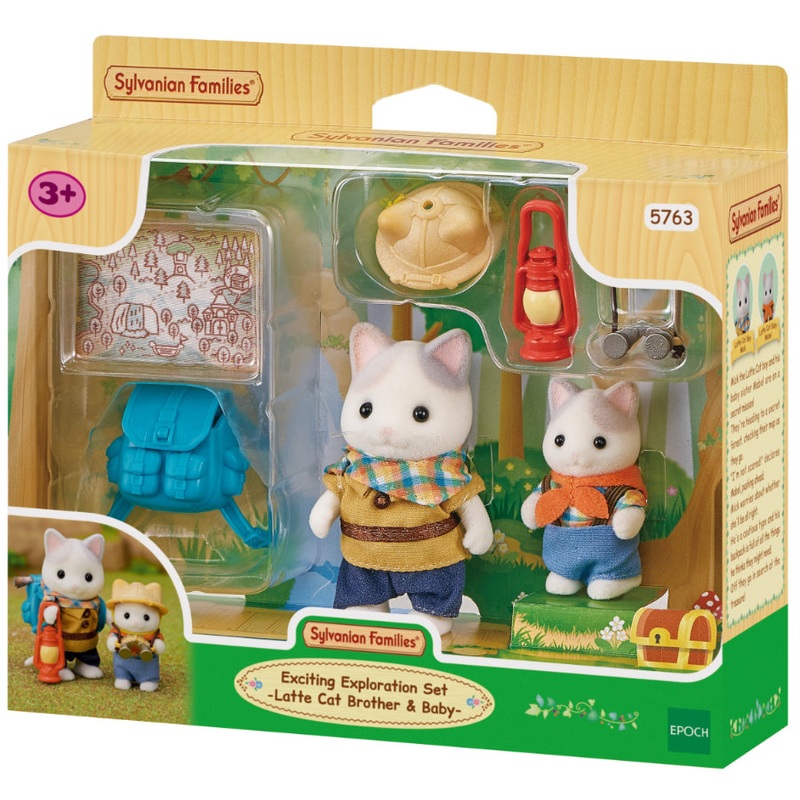 SF Latte Cat Brother & Baby Exploration Set