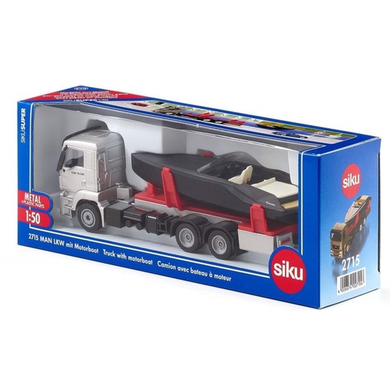 Siku Man TG-A Truck with Speedboat 1:50 2715