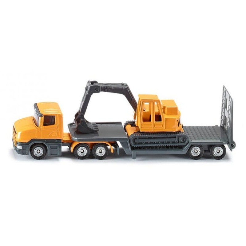 Siku Scania Low Loader with Excavator 1611