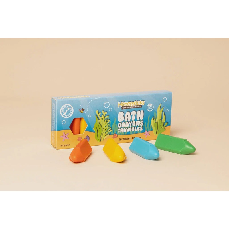 Honeysticks Bath Crayon Triangle 10pk