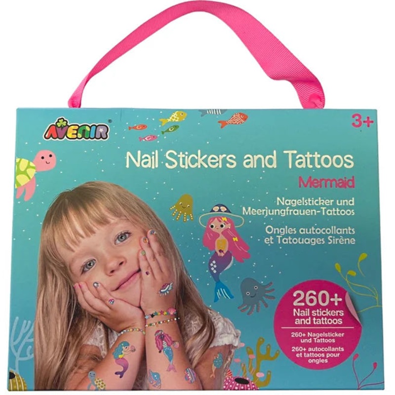 Nail Stick & Tattoo Mermaid