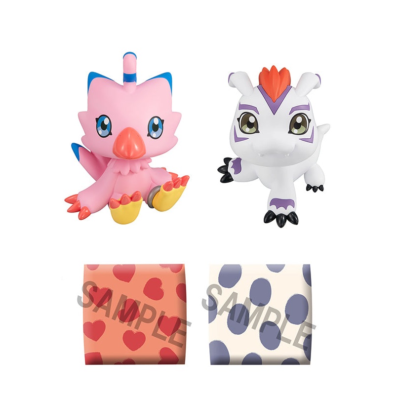 Digimon Adventure MEGAHOUSE Lookup PiyomonGomamon set  with gift